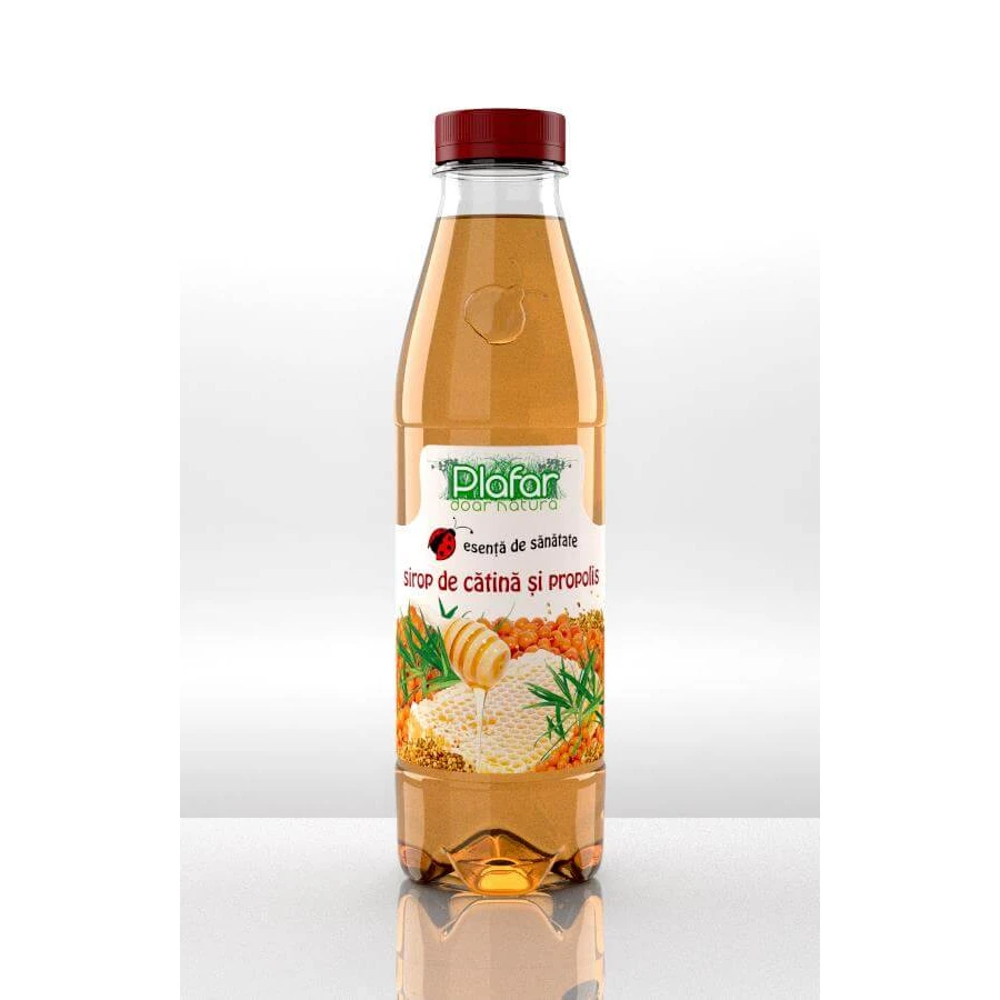 Sciroppo con olivello spinoso e propoli, 500 ml, Plafar