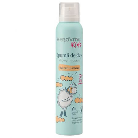 Espuma de ducha de malvavisco, 200 ml, Gerovital Kids