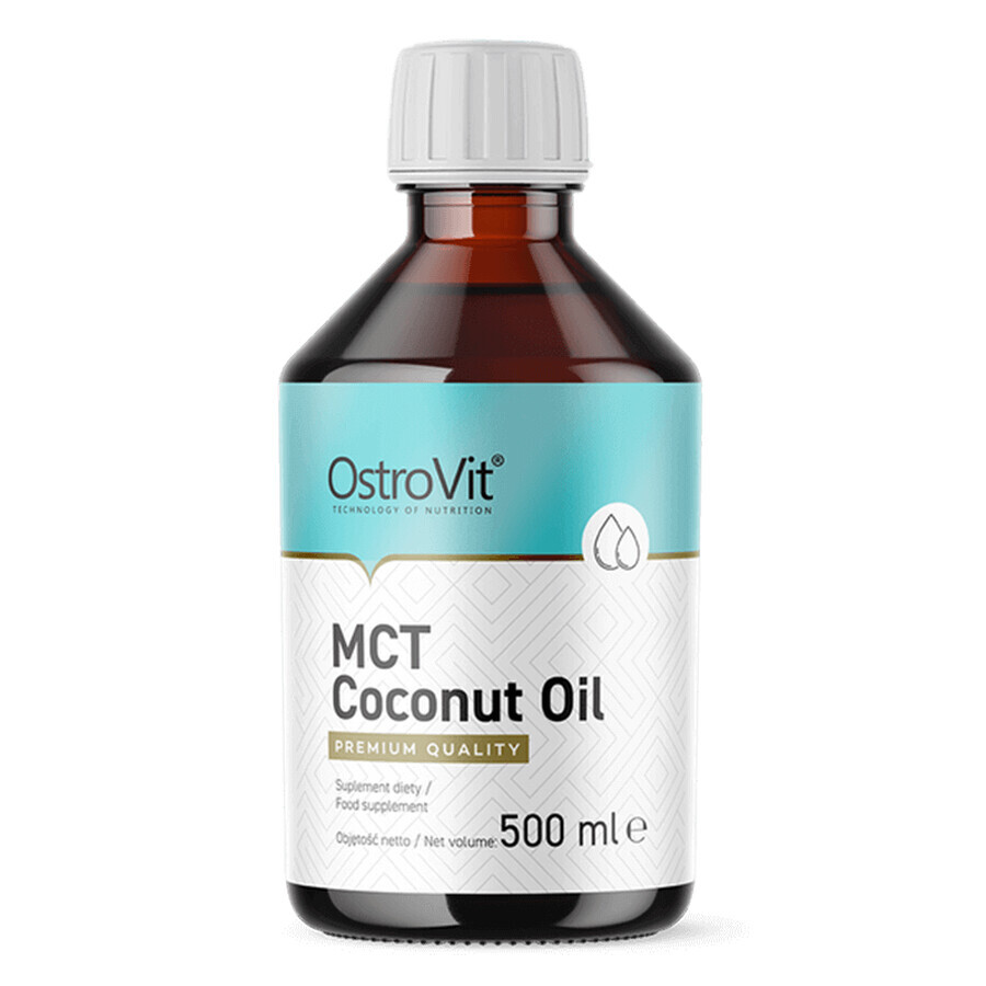 Aceite de coco MCT, 500 ml, Ostrovit