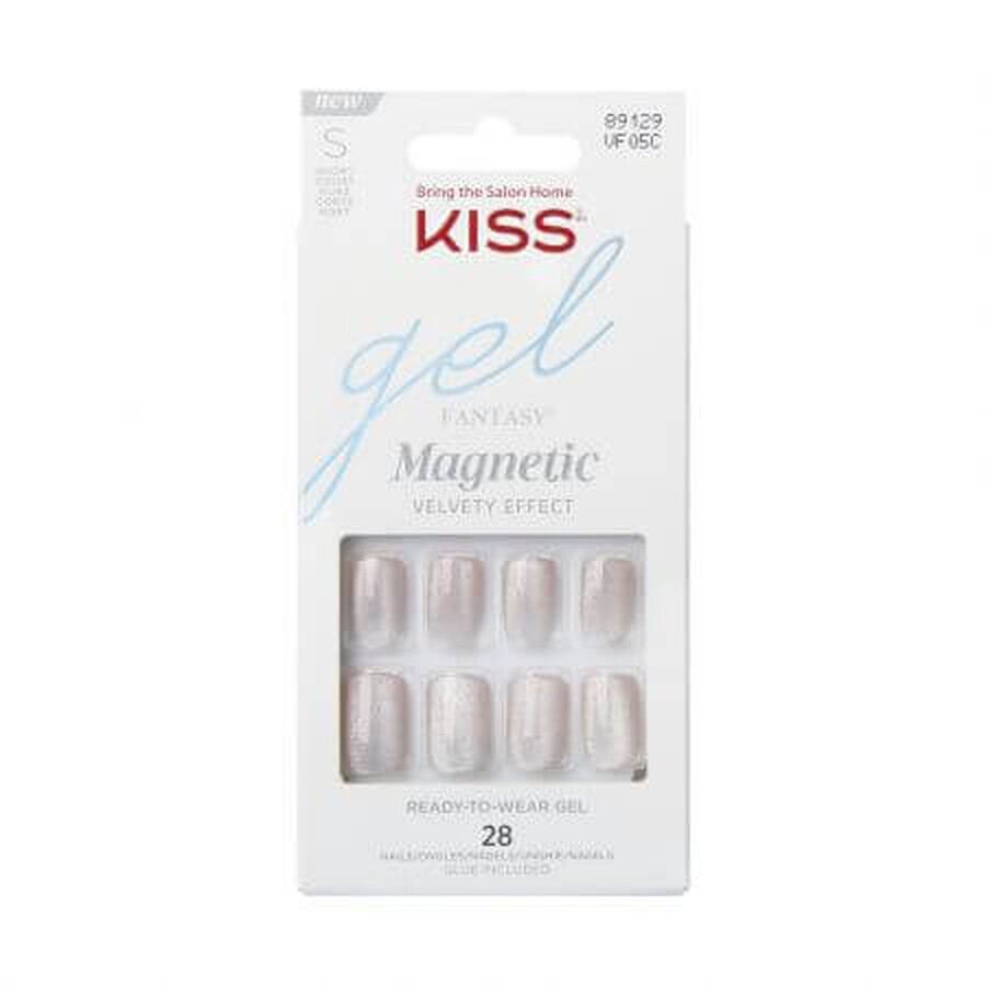 Fantasie Magnetische Gel Valse Nagels, Kort Vierkantje, Kusje