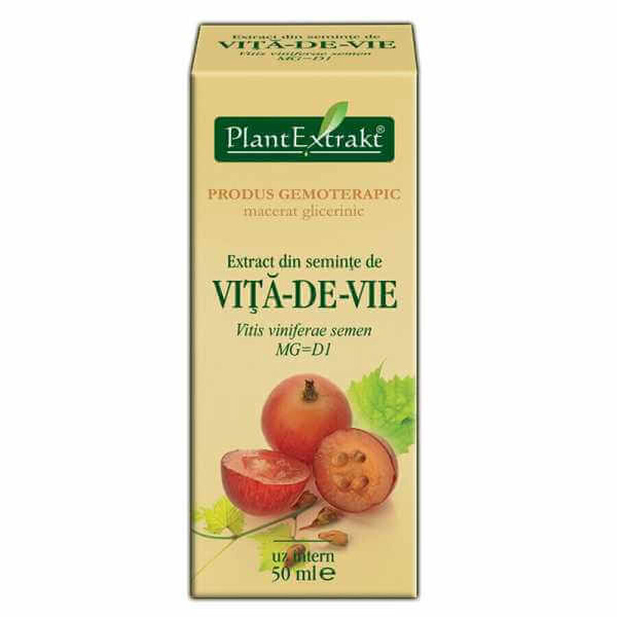 Extract din seminte de vita-de-vie, 50 ml, Plant Extrakt