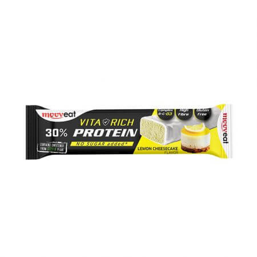 Protein bar with lemon and cheesecake, 60 g, MoovEat