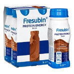 Fresubin Protein Energy con sabor a chocolate, 4 x 200 ml, Fresenius Kabi