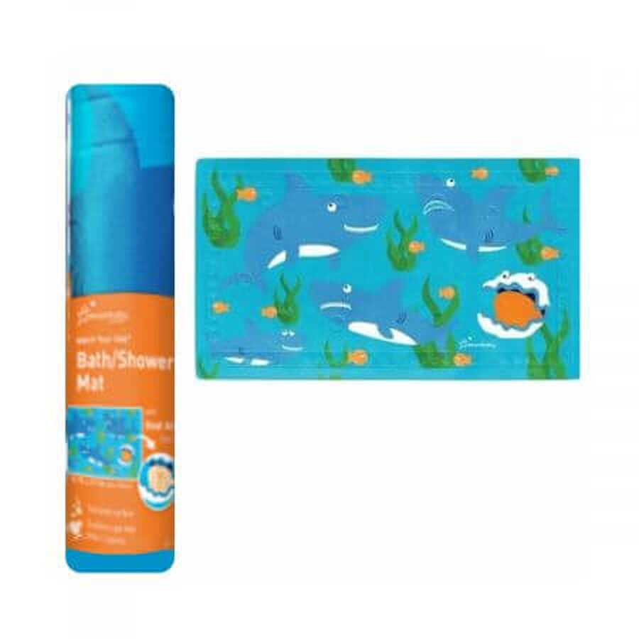 Alfombrilla antideslizante para bañera, Shark, Dreambaby