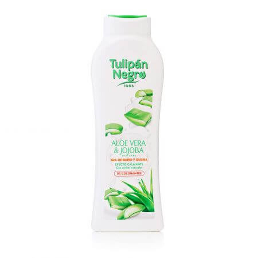 Gel de Ducha con Aloe Vera y Jojoba Negra, 650 ml, Tulipán