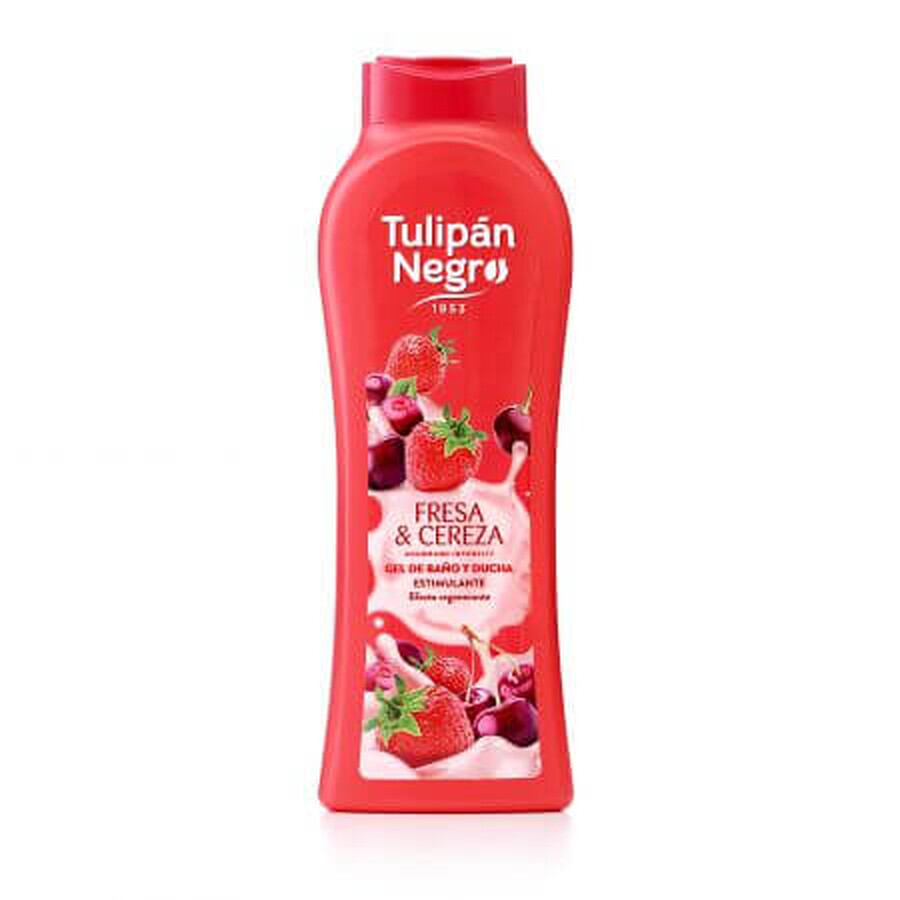 Gel doccia Fresa Y Cereza Negro, 650 ml, Tulipano