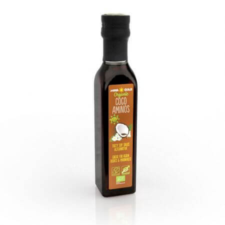 Aminos Salsa de Coco Ecológica, 250 ml, Maya Gold