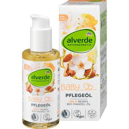 Alverde Naturkosmetik Huile corporelle pour bébé, 100 ml