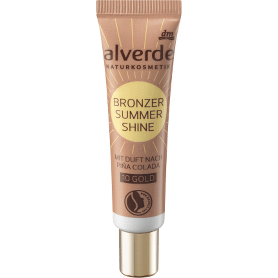 Alverde Naturkosmetik Liquid Bronzer Summer Shine - No. 10 Gold, 15 ml