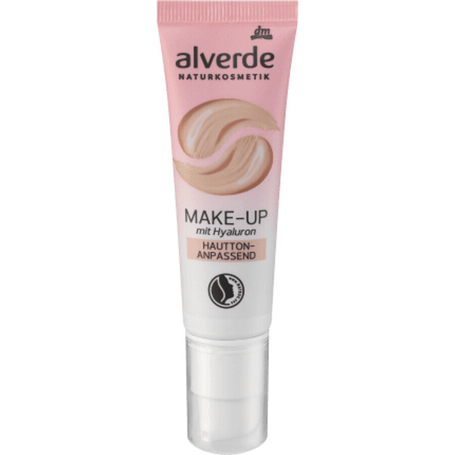 Alverde Naturkosmetik Base de maquillaje adaptable al tono de la piel, 30 ml