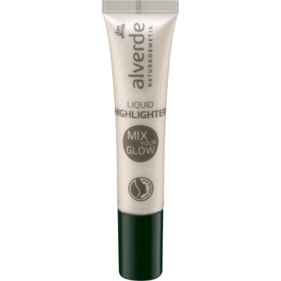 Alverde Naturkosmetik Mix Your Glow Iluminator lichid, 15 ml