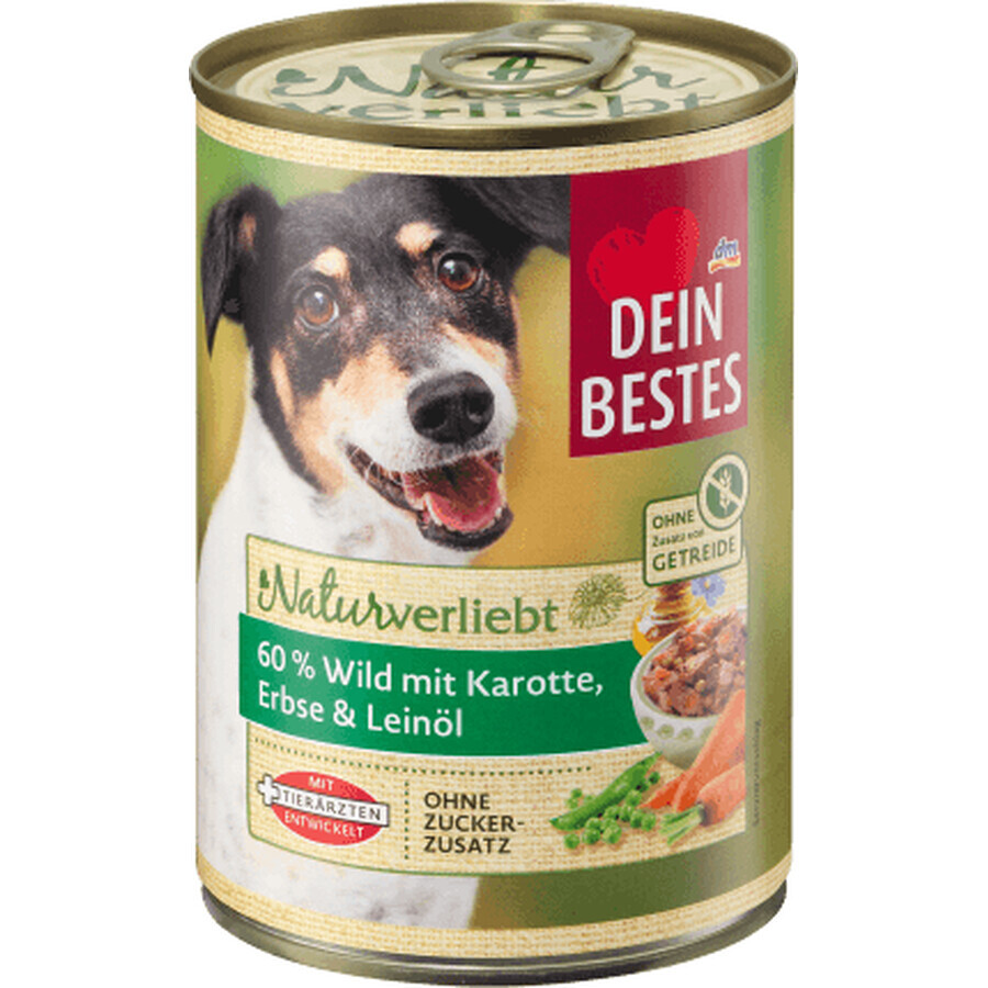 Dein Bestes Conserves de cerf pour chiens, 400 g