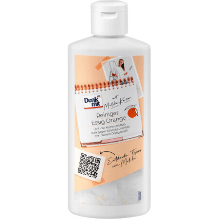 Denkmit Solución limpiadora de naranja y vinagre, 500 ml