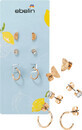 Pendientes Ebelin Lemon Squeezy, 6 piezas