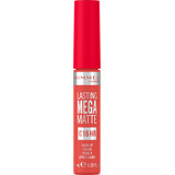 Rimmel London Dauerhafter Mega Matte Flüssiger Lippenstift Nr.600 CORAL SASS, 1 Stück