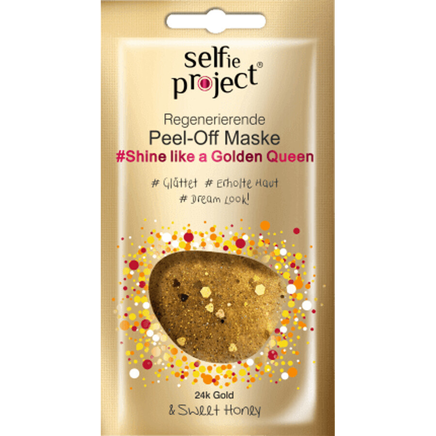 Selfie Project Mască exfoliantă strălucitoare, 12 ml