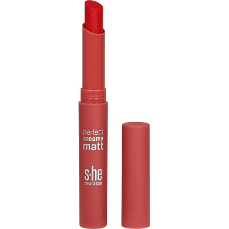 She color&style Rossetto matita cremosa opaca perfetta 336/004, 2 g