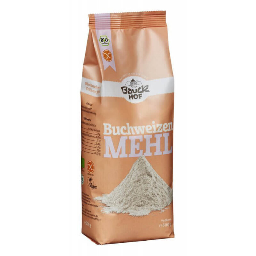 Biologisch glutenvrij boekweitmeel, 500 g, Bauckhof