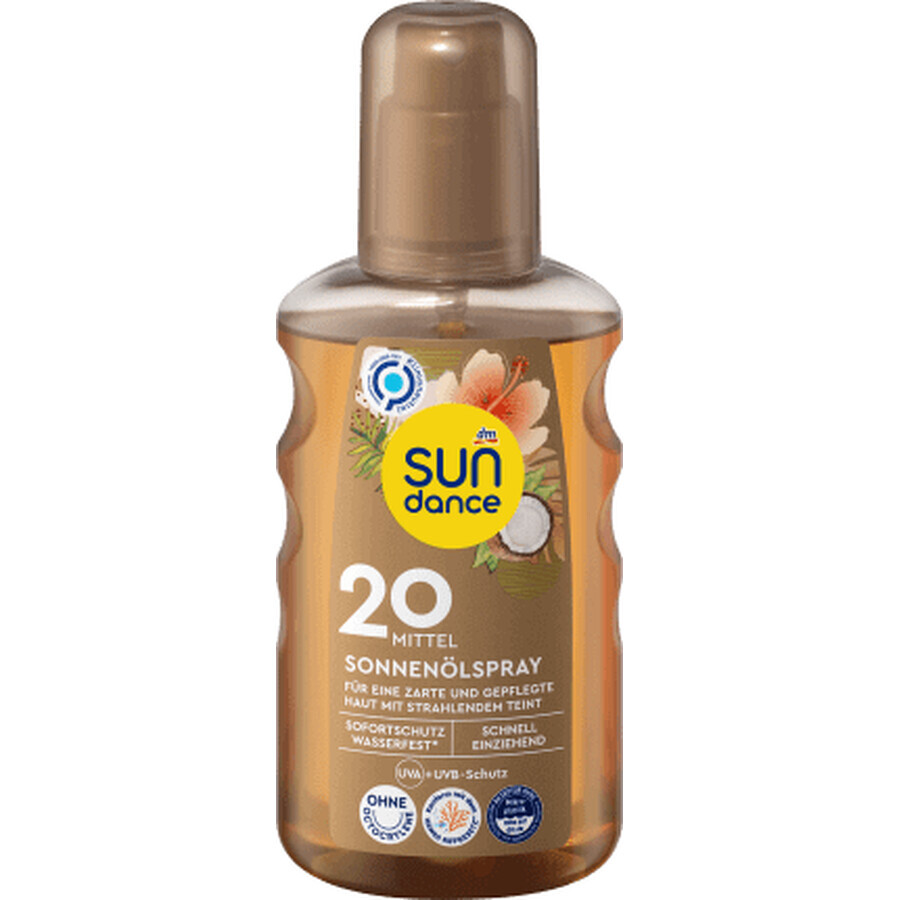 Aceite solar en spray Sundance SPF20, 200 ml