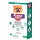 Antiparasitario externo para perros &amp;lt;4 Kg, 100+500 mg/ml, 3 pipetas x 0,4 ml, Ataxxa 40