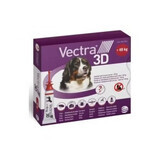 Antiparasitario externo para perros de más de 40 kg Vectra 3D, 3 pipetas, Ceva Sante