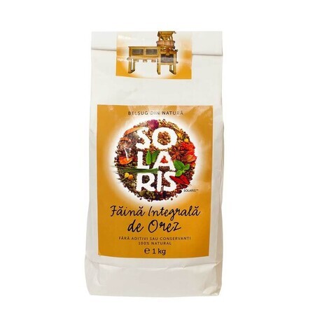 Farina di riso integrale, 1 kg, Solaris