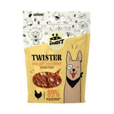 Premios de pollo para perros Twister Pollo, 80 g, Mr Bandit