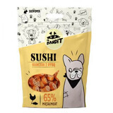 Premios de pollo y pescado para perros Sushi, 80 g, Mr Bandit