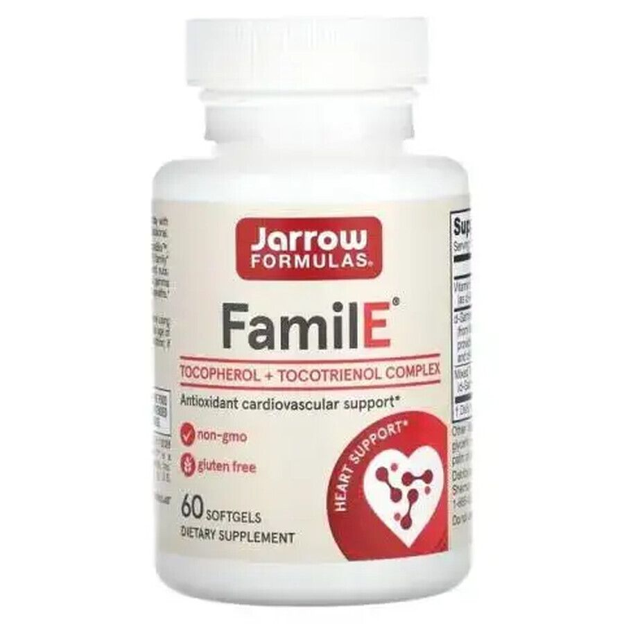 Famil-E Jarrow Formulas, 60 cápsulas, Secom