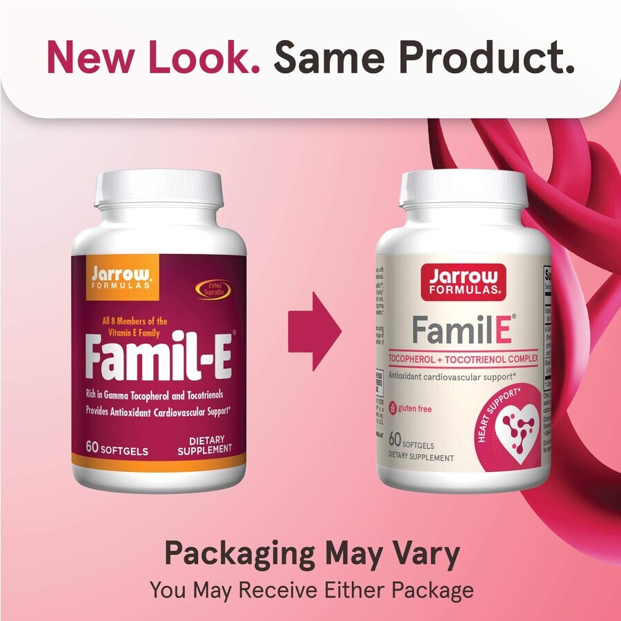 Famil-E Jarrow Formulas, 60 capsule, Secom