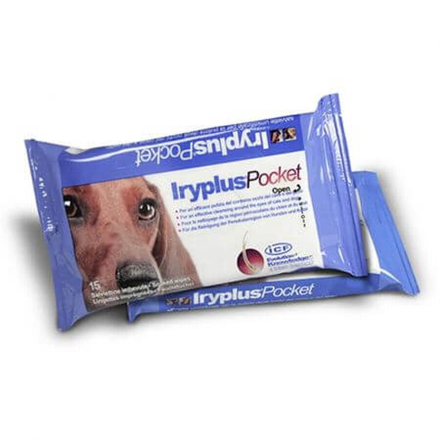 Yriplus Pocket toallitas húmedas para perros y gatos, 20 unidades, ICF