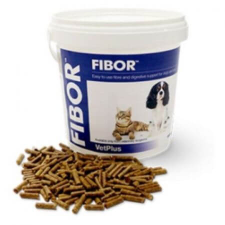 Adjuvant supplement of the digestive system for dogs and cats Fibor, 500 g, VetPlus