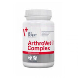 Supplement voor normaal kraakbeen en gewrichtsfunctie bij kleine honden en katten Arthrovet Complex Kleine Fok, 60 tabletten, VetExpert