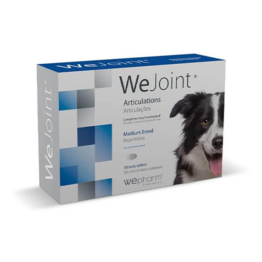 Suplemento articular para perros medianos WeJoint Medium Breeds, 30 comprimidos, Wepharm