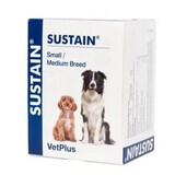 Suplemento para apoyar el sistema digestivo en perros pequeños y medianos &lt;20 kg Sustain Small/Medium Breed, 30 bolsitas, VetPlus