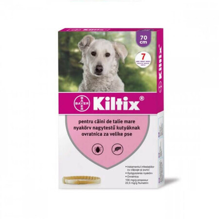 Collar antiparasitario para perros grandes Kiltix G, 1 pieza, Bayer Vet