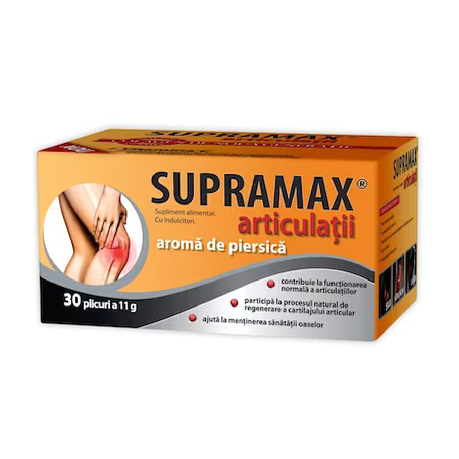 Supramax porros de melocotón 30 sobres, Zdrovit, sin agitador