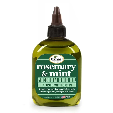 Olio rinforzante per capelli Premium con menta e rosmarino x 75 ml, Difeel