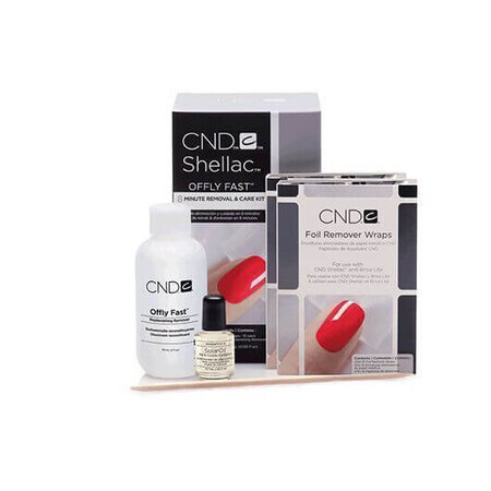 CND Offly Fast professionele nagellakremover voor semi-permanent en wekelijks gebruik 222 ml