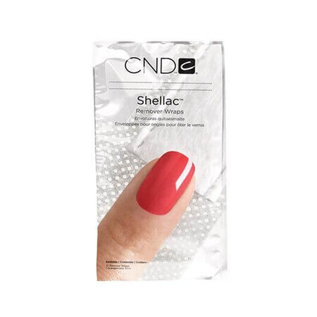 CND Shellac Removedor Envolturas Papel de aluminio 100pcs