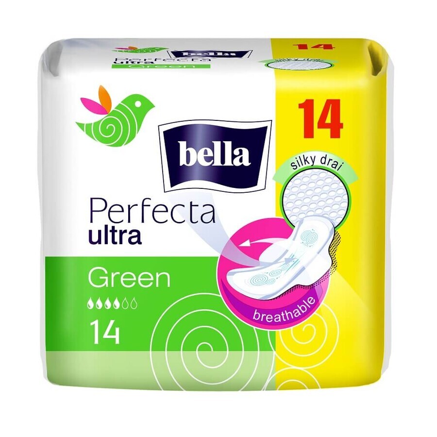 Absorbentes Perfecta Ultra Green, 14 unidades, Bella