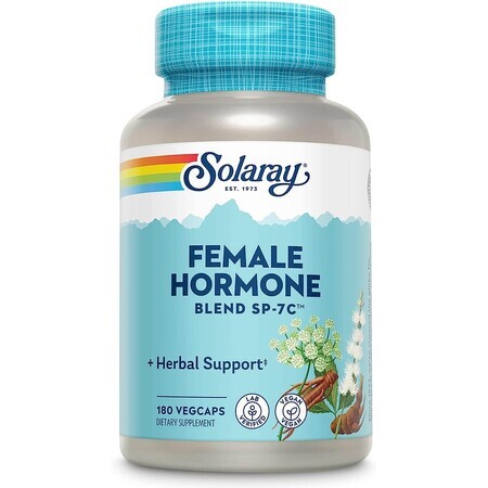 Vrouwelijk hormoonmengsel Solaray, 100 capsules, Secom