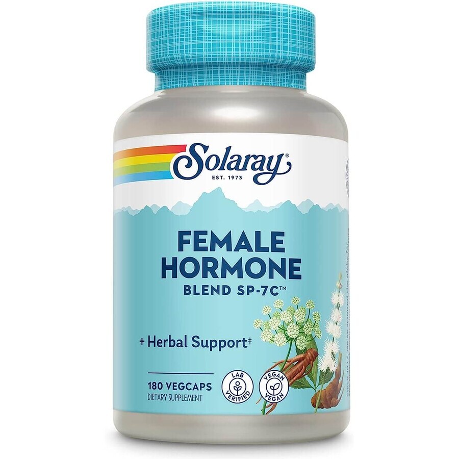 Female Hormone Blend Solaray, 100 cápsulas, Secom