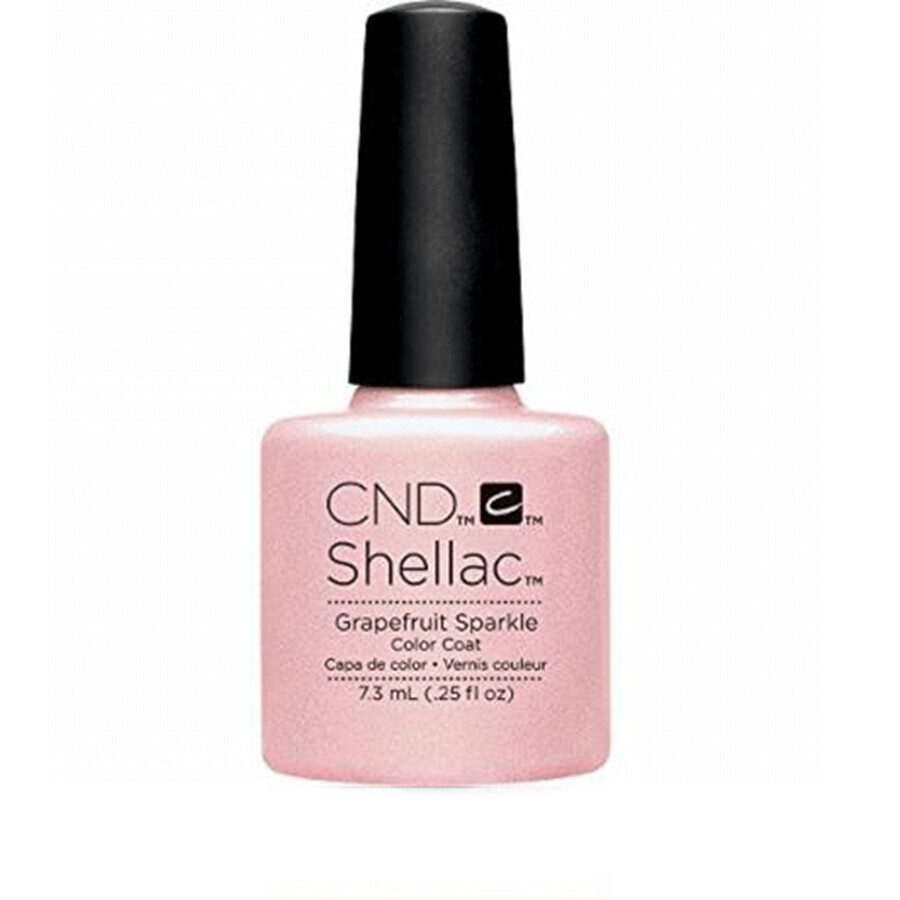 Lac unghii semipermanent CND Shellac Grapefruit Sparkle 7.3ml