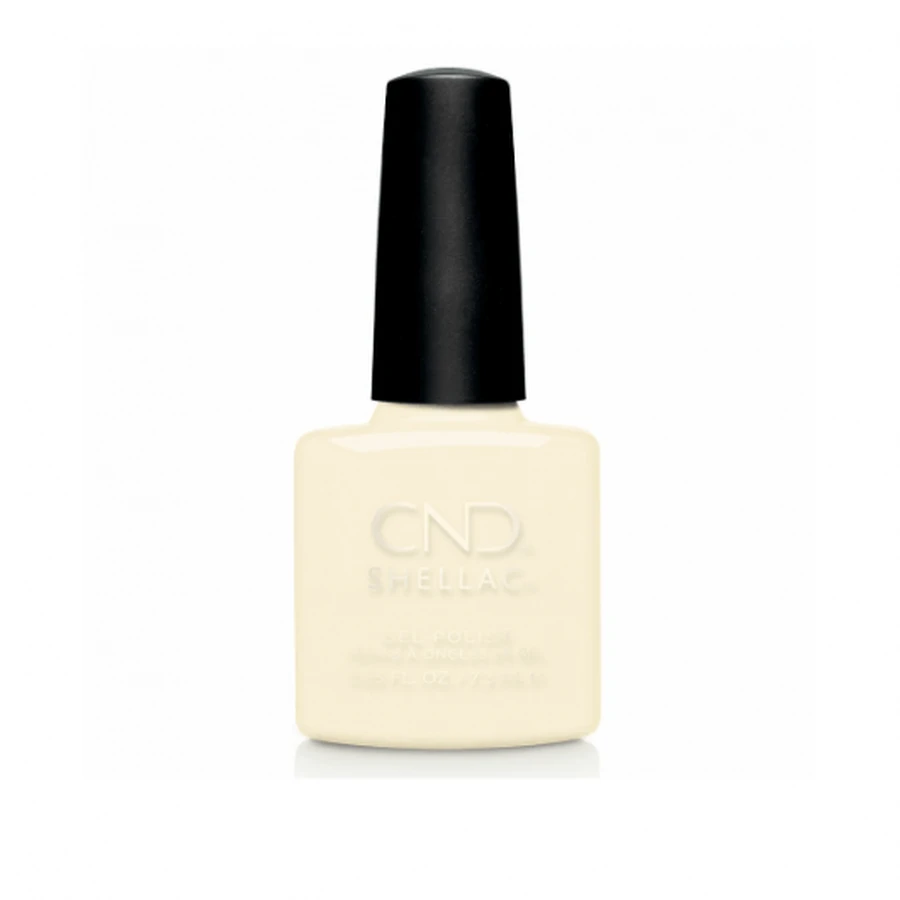 Lac unghii semipermanent CND Shellac White Button Down 7.3ml