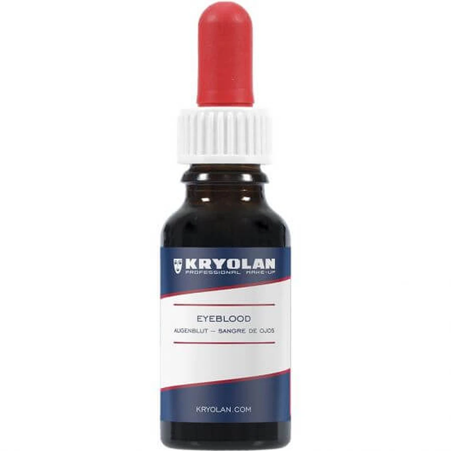 Sangre artificial Kryolan Eyeblood para ojos, color rojo, 20 ml