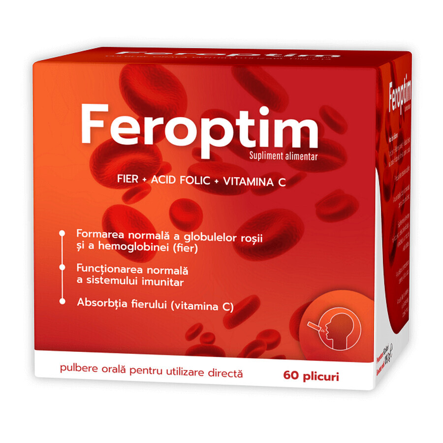 Feroptim, 60 sobres, Natur Produkt