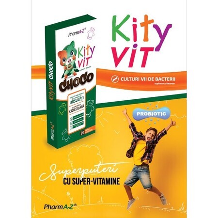 Kityvit Choco x 20 comprimidos masticables Pharma-Z ositos