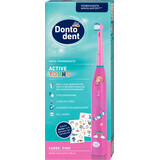 Dontodent Cepillo de dientes con pilas Active Young rosa, 1 ud.