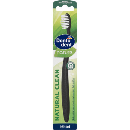 Dontodent Periuță de dinți nature Natural Clean medium, 1 buc